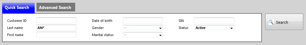 CustomerSearchFilterCriteria